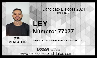 Candidato LEY 2024 - LUCÉLIA - Eleições