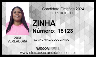 Candidato ZINHA 2024 - LUPÉRCIO - Eleições