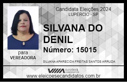 Candidato SILVANA DO DENIL 2024 - LUPÉRCIO - Eleições