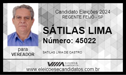 Candidato SÁTILAS LIMA 2024 - REGENTE FEIJÓ - Eleições