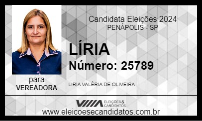 Candidato LÍRIA 2024 - PENÁPOLIS - Eleições