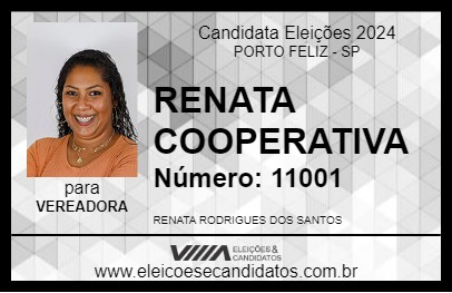 Candidato RENATA COOPERATIVA 2024 - PORTO FELIZ - Eleições