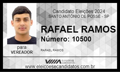 Candidato RAFAEL RAMOS 2024 - SANTO ANTÔNIO DE POSSE - Eleições