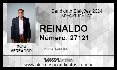 Candidato PR. REINALDO 2024 - ARAÇATUBA - Eleições