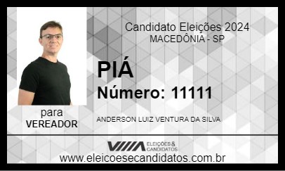 Candidato PIÁ 2024 - MACEDÔNIA - Eleições