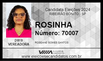 Candidato ROSINHA 2024 - RIBEIRÃO BONITO - Eleições