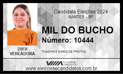 Candidato MIL DO BUCHO 2024 - NANTES - Eleições