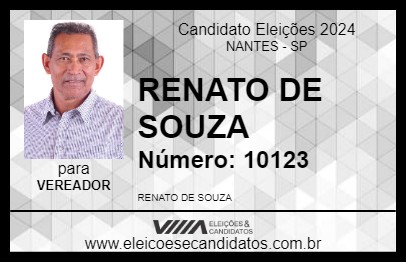 Candidato RENATO DO ZEQUINHA 2024 - NANTES - Eleições