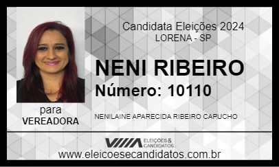 Candidato NENI RIBEIRO 2024 - LORENA - Eleições