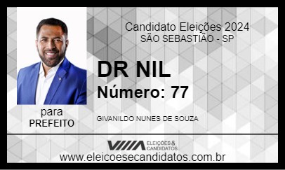 Candidato DR NIL 2024 - SÃO SEBASTIÃO - Eleições