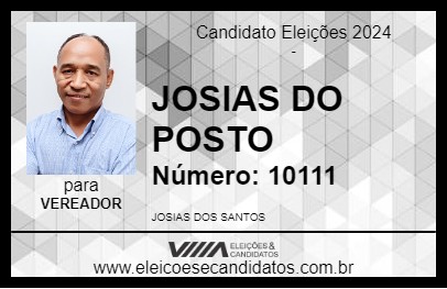 Candidato JOSIAS DO POSTO 2024 - ELDORADO - Eleições