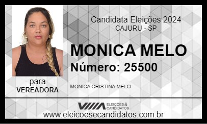 Candidato MONICA MELO 2024 - CAJURU - Eleições