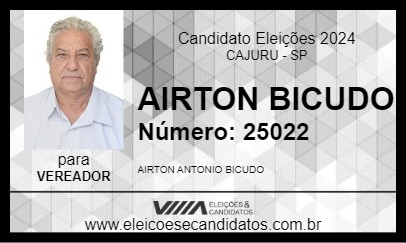 Candidato AIRTON BICUDO 2024 - CAJURU - Eleições