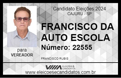 Candidato FRANCISCO DA AUTO ESCOLA 2024 - CAJURU - Eleições