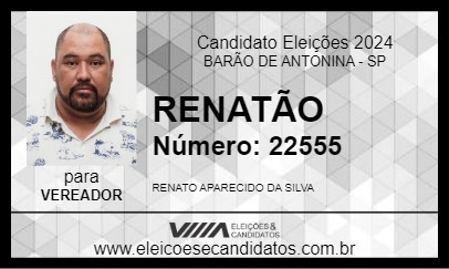 Candidato RENATÃO 2024 - BARÃO DE ANTONINA - Eleições