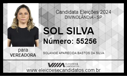 Candidato SOL SILVA 2024 - DIVINOLÂNDIA - Eleições