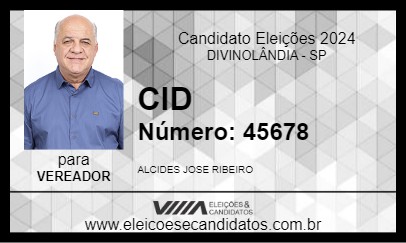 Candidato CID 2024 - DIVINOLÂNDIA - Eleições