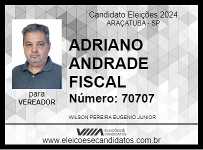 Candidato WILSON PEREIRA EUGENIO JUNIOR 2024 - ARAÇATUBA - Eleições