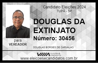 Candidato DOUGLAS DA EXTINJATO 2024 - TUPÃ - Eleições