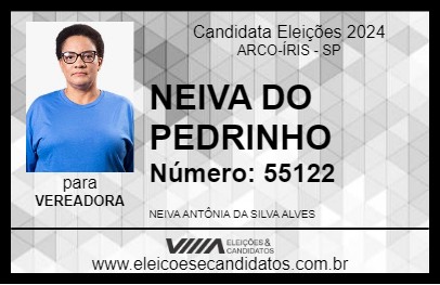 Candidato NEIVA DO PEDRINHO 2024 - ARCO-ÍRIS - Eleições