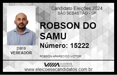 Candidato ROBSON 2024 - SÃO SEBASTIÃO - Eleições