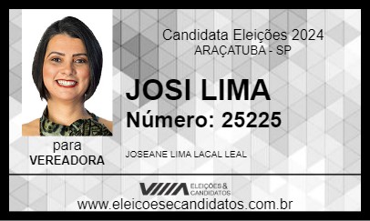 Candidato JOSI LIMA 2024 - ARAÇATUBA - Eleições