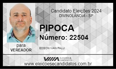 Candidato PIPOCA 2024 - DIVINOLÂNDIA - Eleições