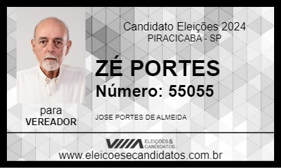 Candidato ZÉ PORTES 2024 - PIRACICABA - Eleições