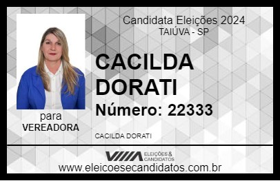 Candidato CACILDA DORATI 2024 - TAIÚVA - Eleições