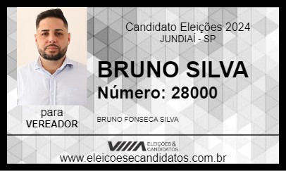 Candidato BRUNO SILVA 2024 - JUNDIAÍ - Eleições