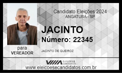 Candidato JACINTO 2024 - ANGATUBA - Eleições