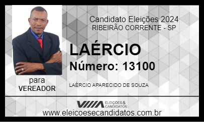 Candidato LAÉRCIO 2024 - RIBEIRÃO CORRENTE - Eleições