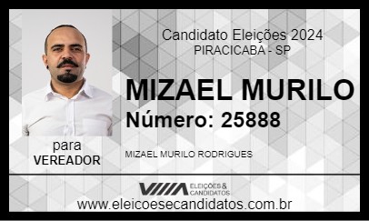 Candidato MIZAEL MURILO 2024 - PIRACICABA - Eleições