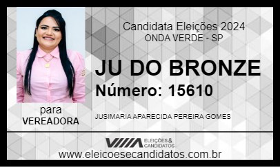 Candidato JU DO BRONZE 2024 - ONDA VERDE - Eleições