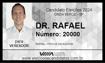 Candidato DR. RAFAEL 2024 - ONDA VERDE - Eleições