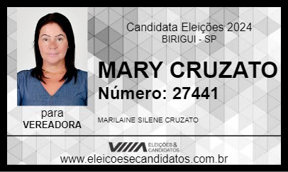 Candidato MARY CRUZATO 2024 - BIRIGUI - Eleições