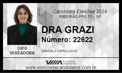 Candidato DRA GRAZI 2024 - RIBEIRÃO PRETO - Eleições