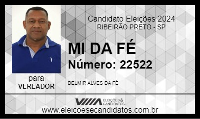 Candidato MI DA FÉ 2024 - RIBEIRÃO PRETO - Eleições