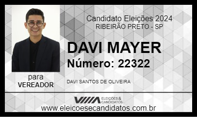 Candidato DAVI MAYER 2024 - RIBEIRÃO PRETO - Eleições