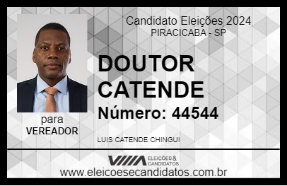 Candidato DOUTOR CATENDE 2024 - PIRACICABA - Eleições