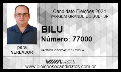 Candidato BILU 2024 - VARGEM GRANDE DO SUL - Eleições