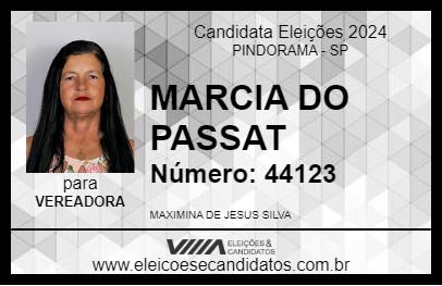 Candidato MARCIA DO PASSAT 2024 - PINDORAMA - Eleições