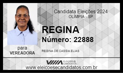 Candidato REGINA 2024 - OLÍMPIA - Eleições