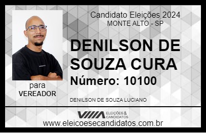 Candidato DENILSON DE SOUZA  CURA 2024 - MONTE ALTO - Eleições