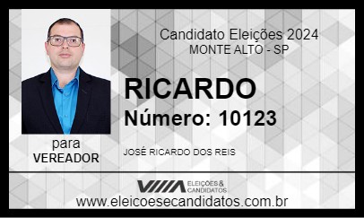 Candidato RICARDO 2024 - MONTE ALTO - Eleições