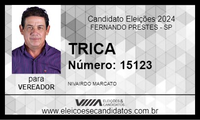 Candidato TRICA 2024 - FERNANDO PRESTES - Eleições