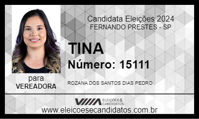 Candidato TINA 2024 - FERNANDO PRESTES - Eleições