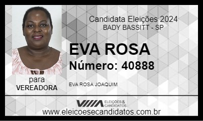 Candidato EVA ROSA 2024 - BADY BASSITT - Eleições