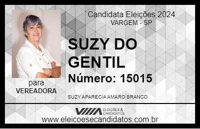 Candidato SUZY DO GENTIL 2024 - VARGEM - Eleições