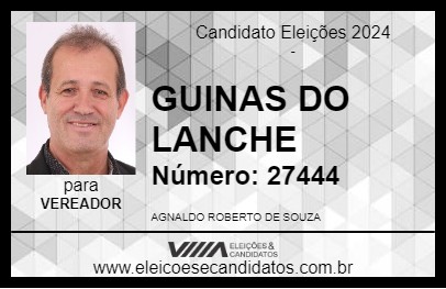 Candidato GUINAS DO LANCHE 2024 - AMERICANA - Eleições